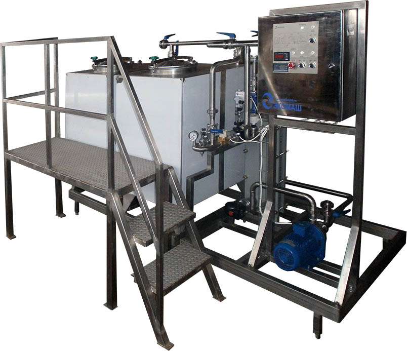 CIP-станция ручная CIP-станция с приготовлением моющих растворов в ручном режиме